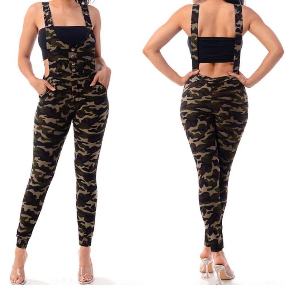 Camouflage Jumpsuit (Green)